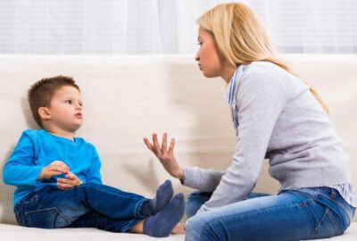 How to teach a child not to interfere with an adult to talk